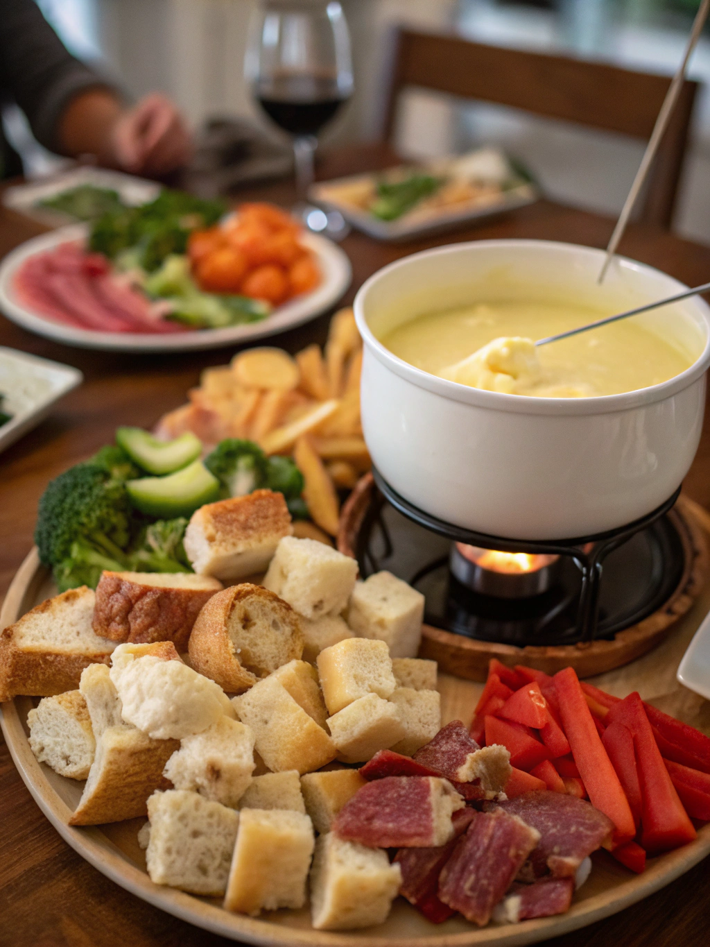 Fondue queijo amigos 3