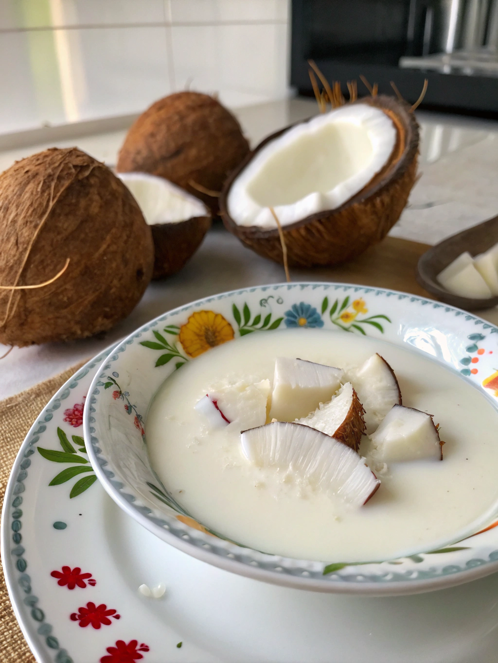 Leite de coco caseiro 3