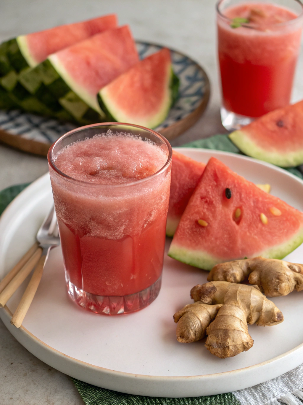 Suco de melancia com gengibre 3
